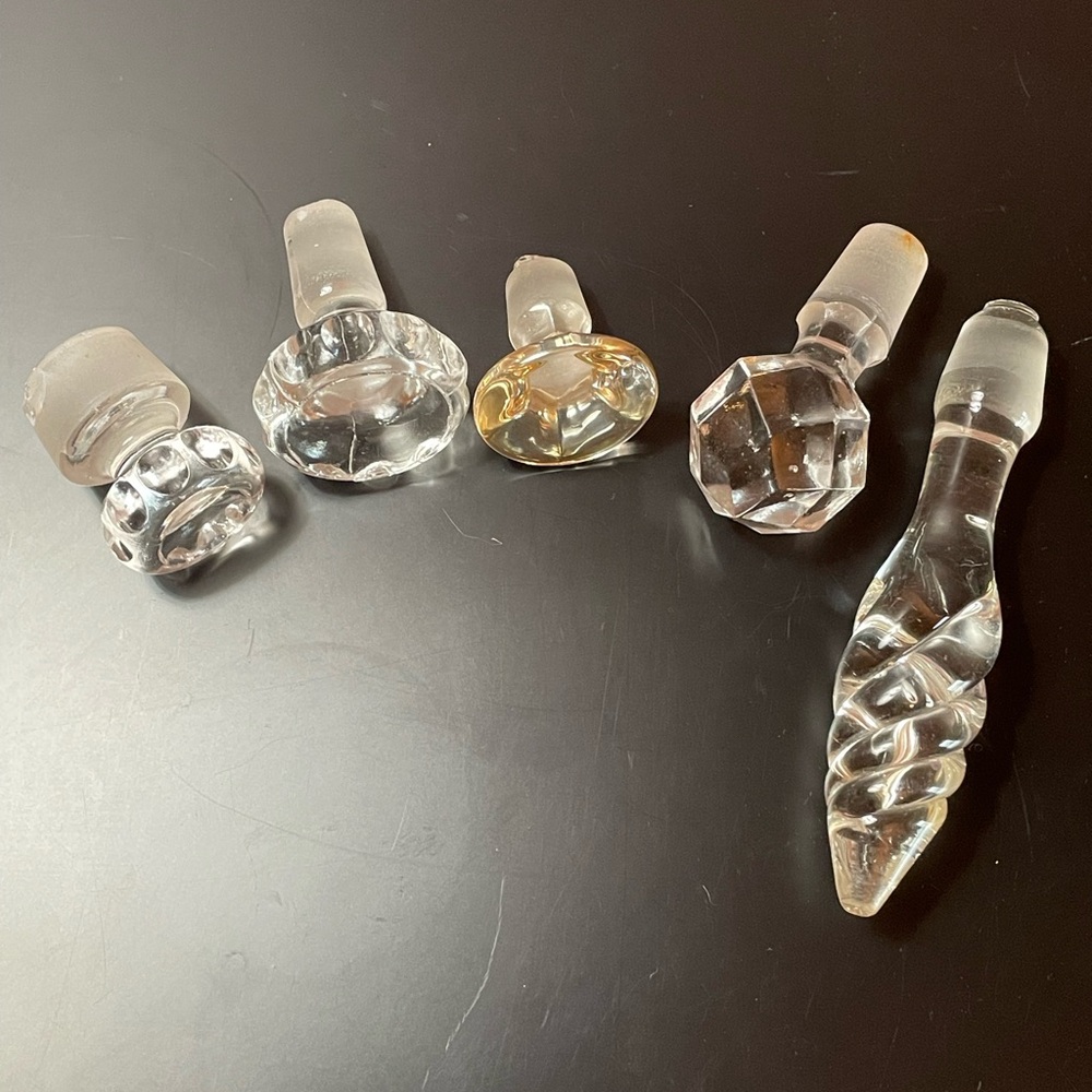 Bottle Stopper Variety Glass